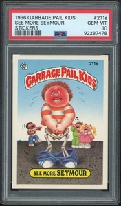 Topps Garbage Pail Kids 6th Series #211a See More Seymour PSA 10 GEM MINT Os6 - Picture 1 of 2