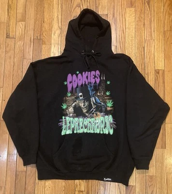 Sudadera con capucha para hombre Cookies 3XL, negra Foto 1 de 4