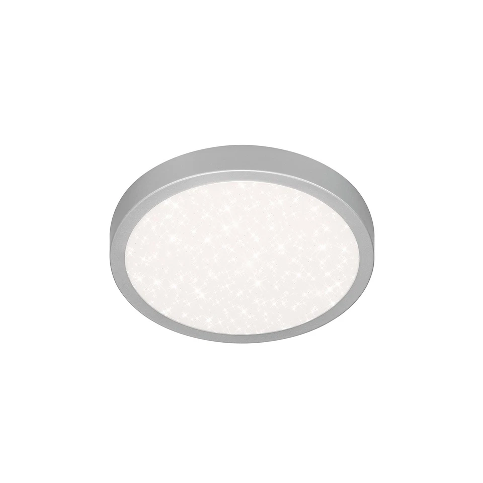 Plafoniera Moderna Runa Metallo Argento Led Integrato 18W 4000K - Immagine 1 di 1