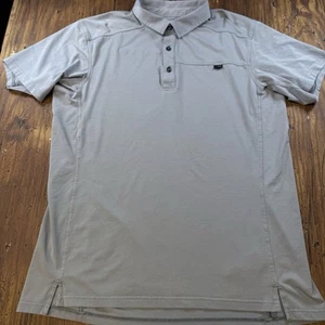 Polo Arcteryx Uomo Taglia Large Grigio Prigioniero SS Outdoor Gorpcore Escursionismo - Foto 1 di 12