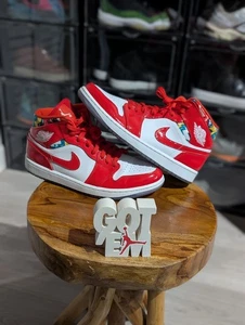 Size 9.5 Men's NIKE AIR JORDAN 1 MID SE BARCELONA SNEAKERS SHOES DC7294-600 - Picture 1 of 9