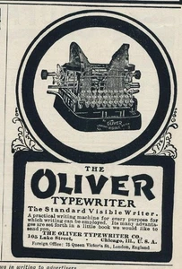 Zeitschriftenanzeige - 1903 - Oliver Typewriter Co. - Chicago, IL - (#2) - Bild 1 von 1