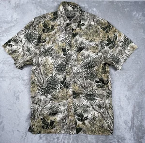 GameGuard Outdoors Shirt Mens Medium Cactus Camo Vented Fishing Hunting Button - Picture 1 of 10