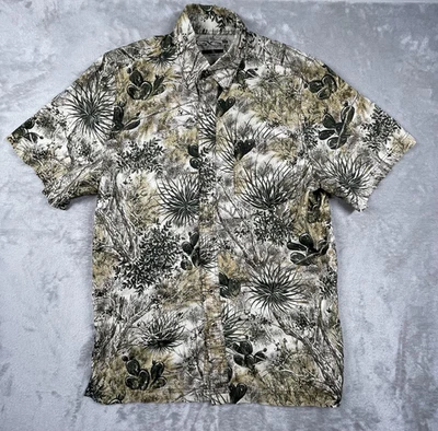 GameGuard Outdoors Shirt Mens Medium Cactus Camo Vented Fishing Hunting Button - Image 1 of 4