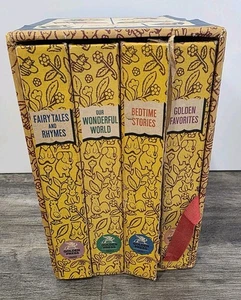 Vintage The Little Golden Book Library 1969 Four Book Boxed Set Hardcovers - Imagen 1 de 24