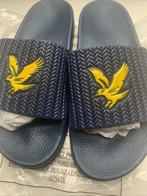Lyle and Scott Sliders Size 5 Navy Ready to Post Dispatch - Image 1 of 4