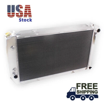 4Row Radiator For Ford 1972-1976 1974 1975 Gran Torino/Ranchero/1975-1976 Elite - Image 1 of 4