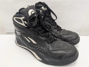 REEBOK THE PUMP CLASSIC BLACK/WHITE BASKETBALL TRAINERS, UK10 US11 EU44.5, K723 - Picture 1 of 10