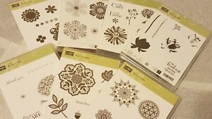 Your Choice ~ Stampin' Up Stamp Sets ~ Flowers/Doilies/Floral ~ New & Used