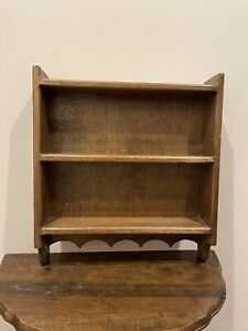 Antique solid wood 3 tier wall shelf Hand Made Great Condition