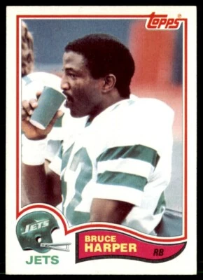 1982 Topps Bruce Harper New York Jets #169 - Image 1 of 2