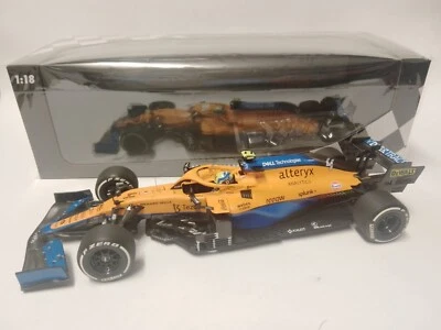Minichamps Mclaren MCL35M #4 Lando Norris 2nd Italian GP 2021 1/18 530213304 - Immagine 1 di 2
