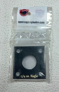 Capital Plastic Holder For 1/4 oz U.S. Gold Eagle Screw Type Black 2" x 2"-KR743 - Picture 1 of 2