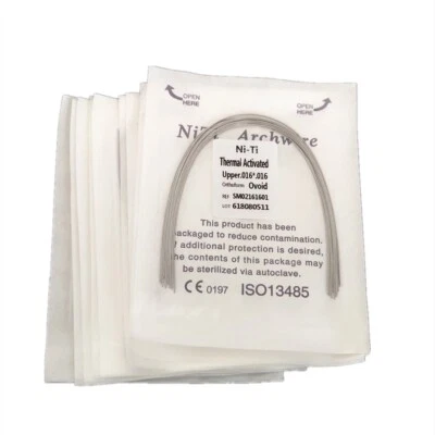 Dental Orthodontic Heat Thermal Activated Niti Rectangular Arch Wires - Image 1 of 4