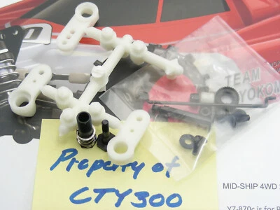 Yokomo YZ10 YZ870c Super Dog Fighter Complete Bellcrank Steering Servo Saver Set - Image 1 of 4