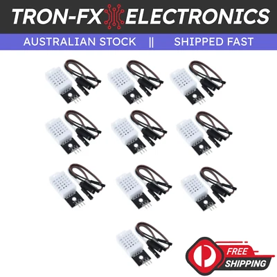 1/5/10PCS DHT22 / AM2302 Digital Temperature Humidity Black Sensor Module - image 1 of 4