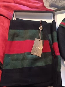 Brand new in the box Mens Gucci hat and scarf still in box with receipt included - Picture 1 of 5