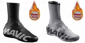 Cycling Bike Riding Racing Tri MTB Winter Fleece Shoe Covers Booties - Picture 1 of 8