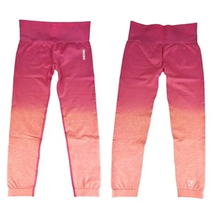 NUEVO Leggings Gymshark Mujer Talla Grande Adapt Ombre Sin Costuras Naranja Rosa Marl - Imagen 1 de 9