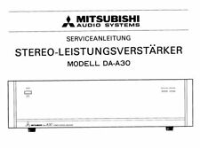 MITSUBISHI DA-A30 Schematic Service Manual Schaltplan Schematique
