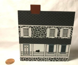 Vintage Hagerstown Maryland Md Jonathan Hager House Wooden Model Folk Art Wood - Picture 1 of 9