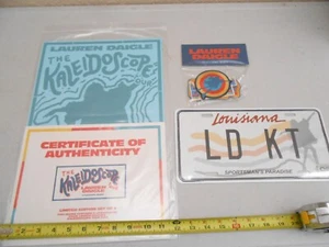 2023 LAUREN DAIGLE VIP KALEIDOSCOPE TOUR COLLECTIBLES LITHOGRAPHS LICENSE PLATE - Picture 1 of 7