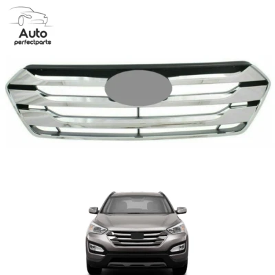 Front Bumper Upper Grille/Grill For Hyundai Santa Fe Sport 2013/2014/2015/2016 Foto 1 de 4