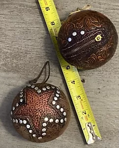 Set Of 2 Southwest Resin Christmas Ornaments- Gently Used - Picture 1 of 1