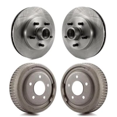 [Front+Rear] Brake Rotors Drums Kit For Chevrolet C1500 Tahoe GMC Yukon Suburban - Image 1 of 4
