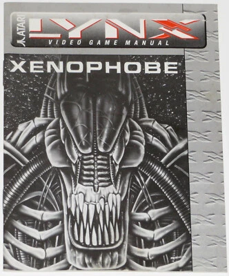 ATARI LYNX XENOPHOBE INSTRUCTION MANUAL ONLY GAME BOOKLET BOOK ENGLISH RARE - Image 1 of 3