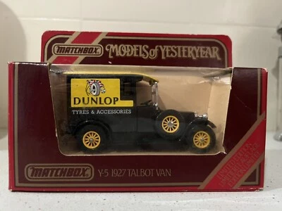 DUNLOP TYRES - Matchbox Models of Yesteryear 1927 Talbot Van - Image 1 of 3