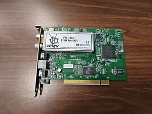 Hauppauge WinTV PAL-B/G-I 61344 Rev D421 FM DTV S-Video PCI TV Radio Karte - Bild 1 von 4
