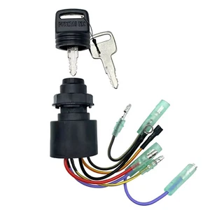 Boat Ignition Key Switch For Mercury Outboard Control Box Motor 87-17009A5 Part - Picture 1 of 9