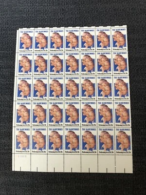 US Plate Blocks Stamps #2012 ~1982 THE BARRYMORES 20c 35 Stamps MNH - Image 1 of 4