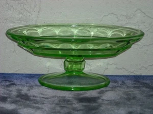 Tea Room Footed Banana Split Bowl Green - Picture 1 of 3