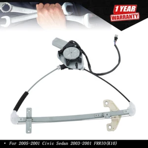Regulador de ventana eléctrica con motor trasero izquierdo para Honda Civic Sedán 2001-2005 - Imagen 1 de 10