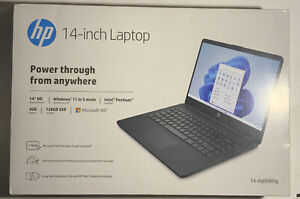 HP 14-inch Laptop Windows In S Mode, Intel Pentium (4GB, 128GB SSD) NEW
