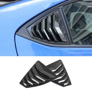 Cubierta de cuchara de persianas laterales traseras de fibra de carbono ABS para Subaru WRX 2022-2024 - Imagen 1 de 17