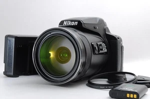 NIKON COOLPIX P900 BLACK Compact Digita Near MINT w/Charger] Shipping from JapaN - Picture 1 of 23