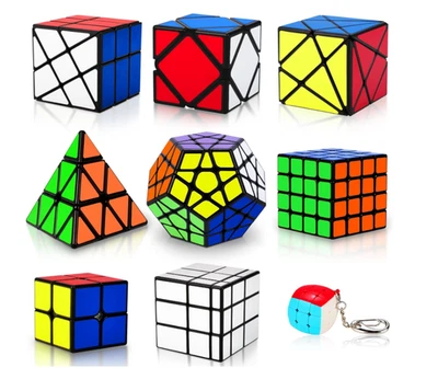 Juego Speed Cube, Puzzle Cube, Paquete De 5 Cubos Magicos Pyraminx Pyramid ... - Image 1 of 4