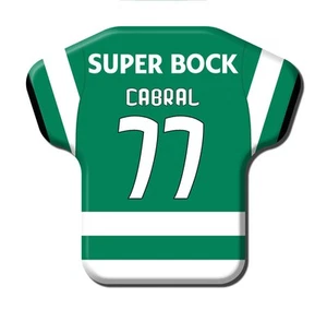 Calamita Simile a T-Shirt Calcio Stagione 2018/2019 Sporting CP 77 Jovane Cabral - Imagen 1 de 9
