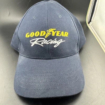Sombrero de carreras Goodyear vintage ajustable excelente estado 📦 Foto 1 de 4