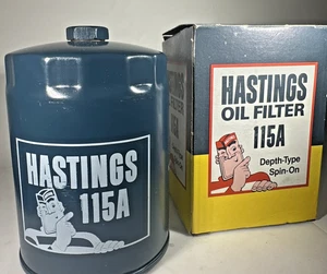 Vintage HASTINGS Ölfilter 115A - originalverpackt ~Made in USA~ *NEW OLD STOCK* - Bild 1 von 7