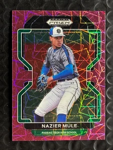 2022 Panini Prizm Nazier Mule Neon Pink Velocity Laser Prism #PDP113 Cubs - Bild 1 von 2