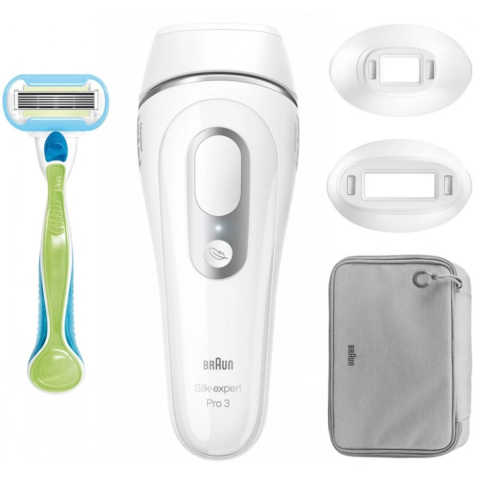 BRAUN PL3122 IPL Silk expert Pro 3 Haarentfernung Weiß/Silber