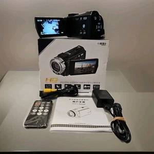 Video Camera Full HD 1080P Camcorder w/SD Cardd HDV-V12 Night Vision Tested - Picture 1 of 13
