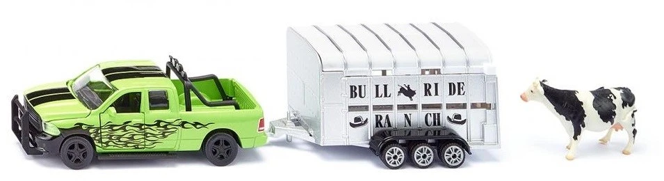 SIKU, DODGE RAM 1500 con bestiame e mucca, 1/50,  SIK1998 - Immagine 1 di 1