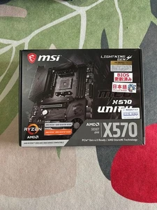 MSI MEG X570 UNIFY AM4 AMD X570 USB3.2 Wi-Fi6 ATX Motherboard Used - Picture 1 of 7