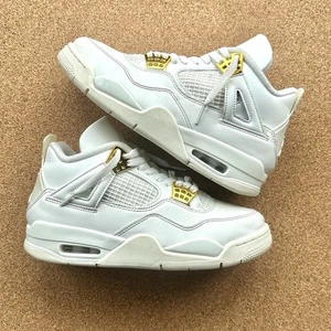 UK 6 (EU 40) - Air Jordan 4 Retro (W) - Metallic Gold - Picture 1 of 7