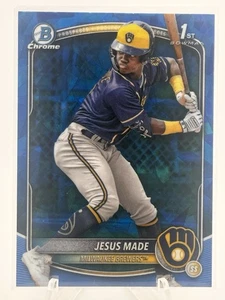 2025 Bowman Chrome Sapphire Jesus Made 1st Prospect Refractor (LJ) - Picture 1 of 2